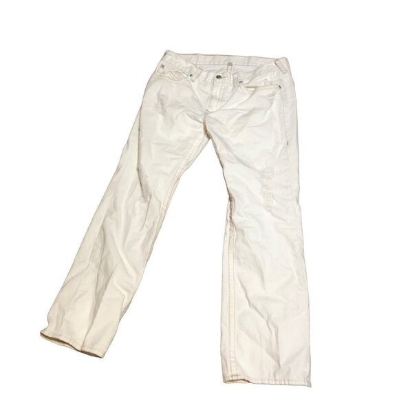 Vintage True Religion Jeans Size 38 STRAIGHT White - Picture 2 of 12